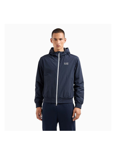 МЪЖКО ЯКЕ EA7 EMPORIO ARMANI 8NPB21-1562 TRAIN CORE ID M HOODED JACKET PA ТЪМНОСИНЬО
