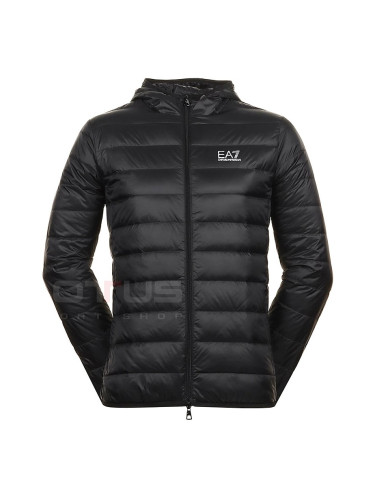 МЪЖКО ЯКЕ EA7 EMPORIO ARMANI 8NPB24-1200 TRAIN CORE ID M DOWN LIGHT HOODED JACKET ЧЕРНО