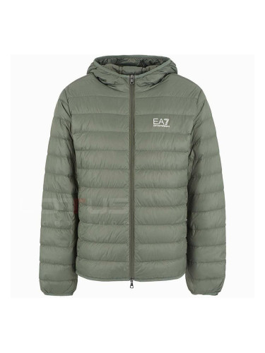 МЪЖКО ЯКЕ EA7 EMPORIO ARMANI 8NPB24-1846 TRAIN CORE ID M DOWN LIGHT HOODED JACKET ЗЕЛЕНО