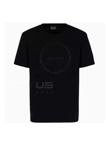 МЪЖКА ТЕНИСКА EA7 EMPORIO ARMANI 3DPT39-1200 TRAIN LOGO SERIES M TEE SS MILANO ЧЕРНА