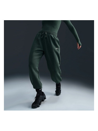 ДАМСКО ДОЛНИЩЕ NIKE FZ5996-338 NSW PHNX FLC HR OS PANT 2 ТЪМНОЗЕЛЕНО