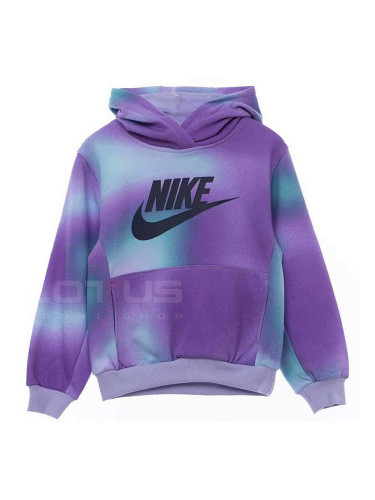 ДЕТСКИ СУИТШЪРТ ЗА МОМИЧЕ NIKE 36M173-PB7 SOLARIZED PULL OVER ЛИЛАВ