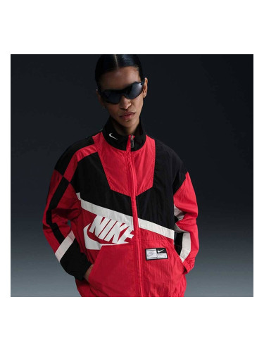 ДАМСКО ГОРНИЩЕ NIKE HJ0176-657 NSW STREET WVN JKT ЧЕРВЕНО