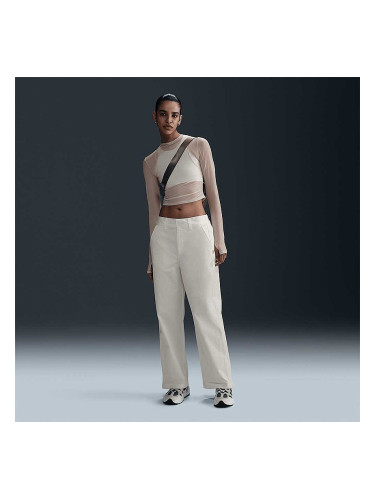 ДАМСКО ДОЛНИЩЕ NIKE HF9430-133 NSW CLLCTN TWILL TROUSER КРЕМАВО