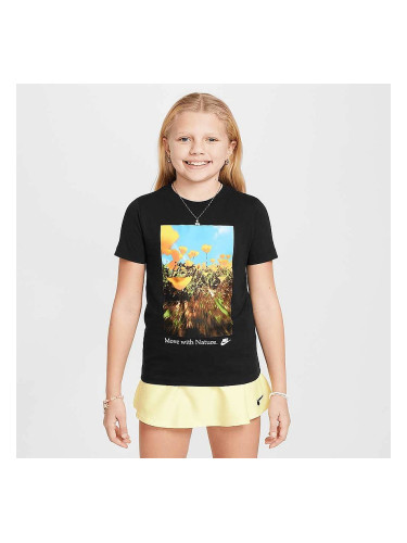 ДЕТСКА ТЕНИСКА ЗА МОМЧЕ NIKE HM5861-010 NSW TEE TD POPPY ЧЕРНА