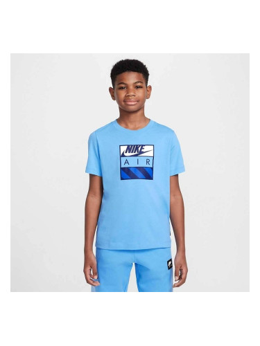 ДЕТСКА ТЕНИСКА ЗА МОМЧЕ NIKE HQ4419-412 AIR TEE СИНЯ