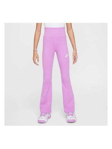 ДЕТСКИ КЛИН ЗА МОМИЧЕ NIKE FZ5585-532 NSW CLSSC HR FLARE TGHT LBR ЛИЛАВ