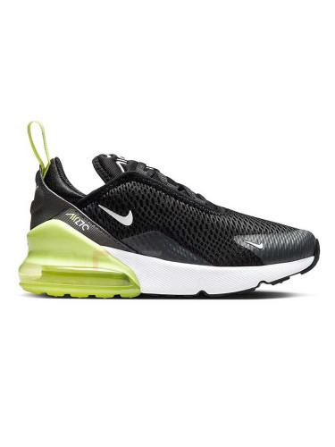 ДЕТСКИ МАРАТОНКИ ЗА МОМЧЕ NIKE AO2372-704 AIR MAX 270 BP ТЪМНОСИВИ/ЕЛЕКТРИКОВО ЗЕЛЕНИ