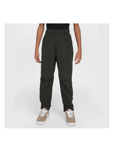 ДЕТСКО ДОЛНИЩЕ ЗА МОМЧЕ NIKE HQ8921-355 NSW TCH WVN PNT PD ТЪМНОЗЕЛЕНО