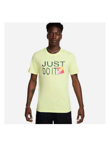 МЪЖКА ТЕНИСКА NIKE HJ0563-736 NSW TEE 6MO JDI ЕЛЕКТРИКОВО ЗЕЛЕНА