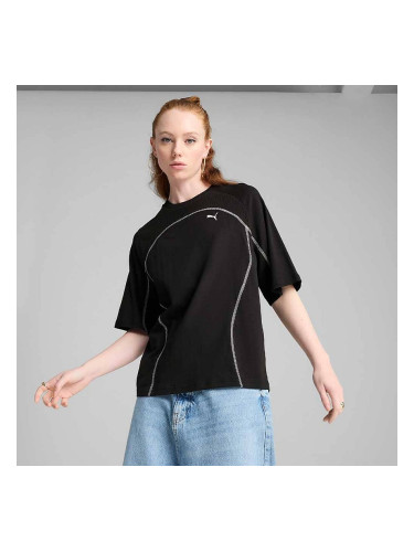 ДАМСКА ТЕНИСКА PUMA 62982701 DARE TO OVERSIZED TEE ЧЕРНА