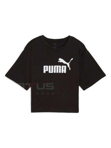 ДАМСКА ТЕНИСКА PUMA 68497201 ESS CROPPED NO.1 LOGO TEE ЧЕРНА