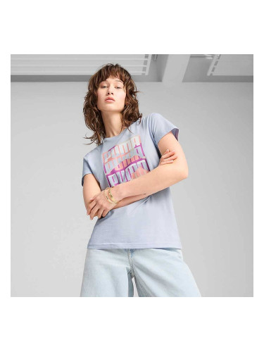 ДАМСКА ТЕНИСКА PUMA 68508347 GRAPHICS MOUNTAIN TEE СВЕТЛОСИНЯ