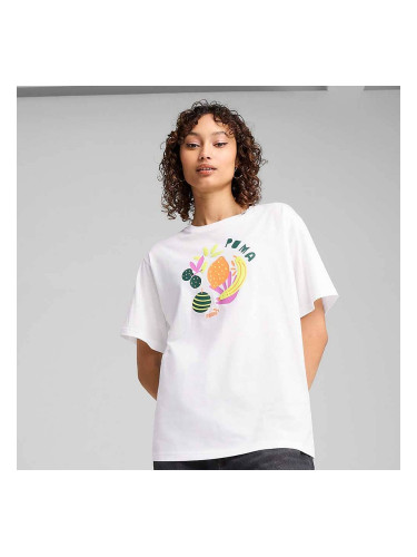 ДАМСКА ТЕНИСКА PUMA 68508502 GRAPHICS FRUITY TEE БЯЛА