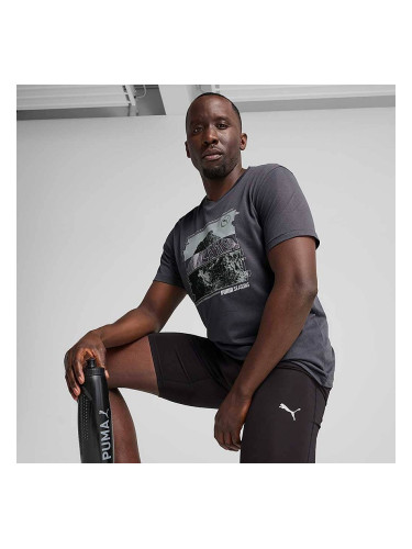 МЪЖКА ТЕНИСКА PUMA 52656769 GRAPHICS SEASONS TEE СИВА
