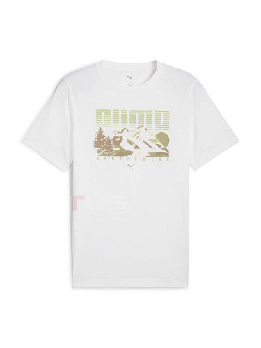МЪЖКА ТЕНИСКА PUMA 68482802 GRAPHICS MOUNTAIN TEE ЧЕРНА