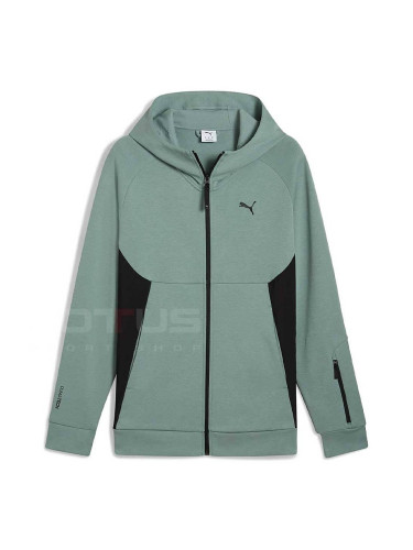 МЪЖКО ГОРНИЩЕ PUMA 68460530 PUMATECH FULL-ZIP HOODIE DK СИНЬО-ЗЕЛЕНО