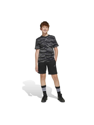 ДЕТСКИ КЪСИ ПАНТАЛОНИ ЗА МОМЧЕ ADIDAS JC7498 CAMO SHORT ЧЕРНИ