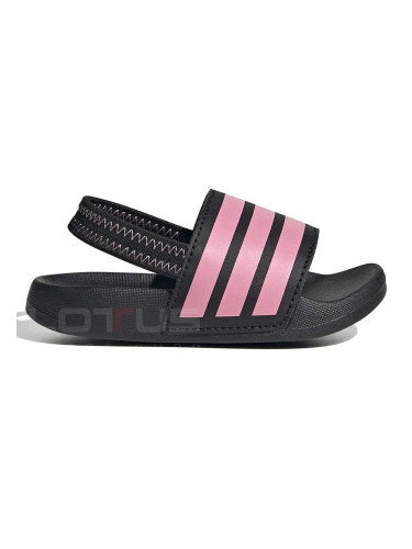 ДЕТСКИ ЧЕХЛИ ЗА МОМИЧЕ ADIDAS JR5325 ADILETTE ESTRAP I ЧЕРНИ/РОЗОВИ