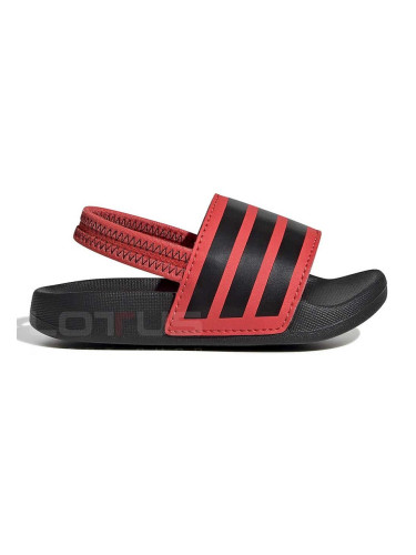 ДЕТСКИ ЧЕХЛИ ЗА МОМЧЕ ADIDAS JR5324 ADILETTE ESTRAP I ЧЕРНИ/ЧЕРВЕНИ