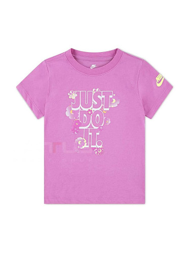 ДЕТСКА ТЕНИСКА ЗА МОМИЧЕ NIKE 36M613-AFN FLOW-RAL RINGLET GRAPHIC TEE РОЗОВА