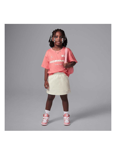 ДЕТСКИ СПОРТЕН ЕКИП ЗА МОМИЧЕ NIKE 35D696-W3Z JORDAN CRAFTED UTILITY SKORT SET КОРАЛОВ/БЕЖОВ