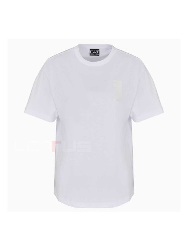 ДАМСКА ТЕНИСКА EA7 EMPORIO ARMANI 7W000186-U0002 LOGO SERIES W LETTERS TEE SS CROSSOVER БЯЛА