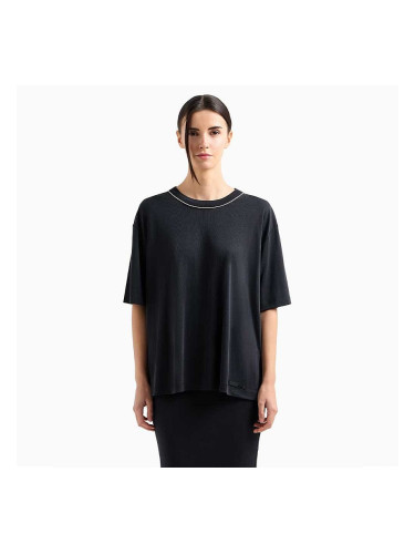 ДАМСКА ТЕНИСКА EA7 EMPORIO ARMANI 7W000340-UC001 PRECIOUS W TEE SS ЧЕРНА