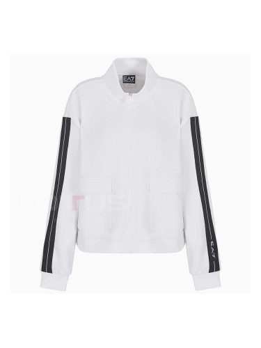 ДАМСКО ГОРНИЩЕ EA7 EMPORIO ARMANI 7W000171-U0002 LOGO SERIES W T-TOP FZ TAPE БЯЛО