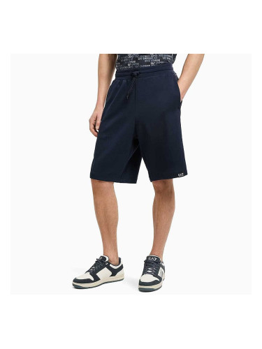 МЪЖКИ КЪСИ ПАНТАЛОНИ EA7 EMPORIO ARMANI 7M000217-UB102 GRAPHIC SERIES M BERMUDA MONOGRAM PRINTED ТЪМНОСИНИ