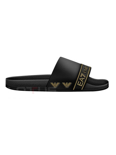 ЧЕХЛИ EA7 EMPORIO ARMANI 7X000110-MC139 TAPE SLIDE U ЧЕРНИ/ЗЛАТИСТИ