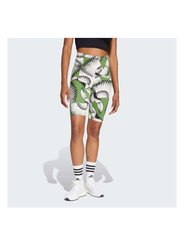 ДАМСКИ КЪС КЛИН ADIDAS JD6286 FARM BIKE SHORT БЯЛ/ЗЕЛЕН