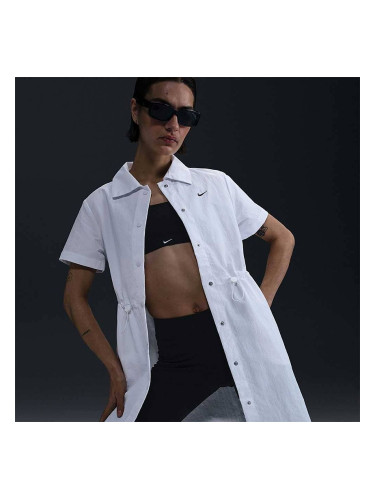 ДАМСКА РОКЛЯ NIKE HJ1144-100 NSW EVRYTHNG WVN SS MINI DRS БЯЛА