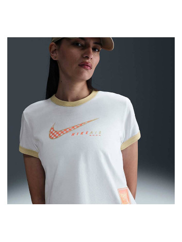 ДАМСКА ТЕНИСКА NIKE HQ1707-100 NSW CLUB SS TEE MOTO RGR БЯЛА
