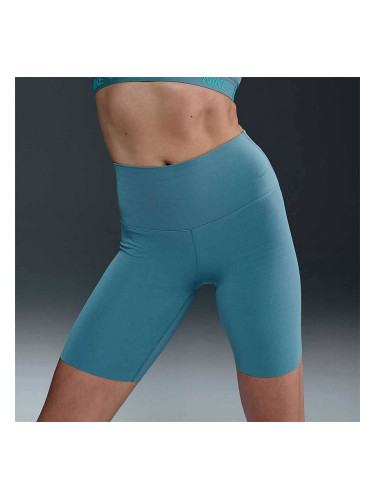 ДАМСКИ КЪС КЛИН NIKE DQ6003-006 DF ZENVY HR 8IN SHORT СИНЬО-СИВ