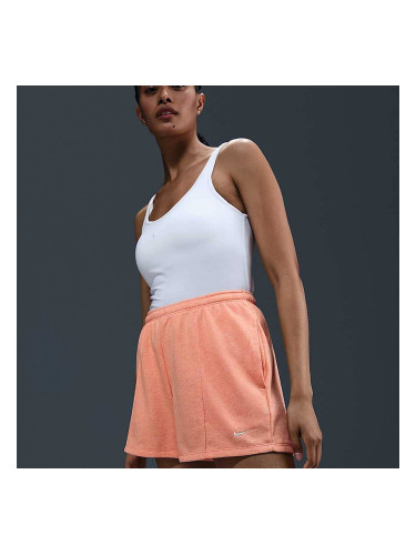 ДАМСКИ КЪСИ ПАНТАЛОНИ NIKE HF6940-844 NSW CHLL FT MR 4IN SHORT СВЕТЛООРАНЖЕВИ