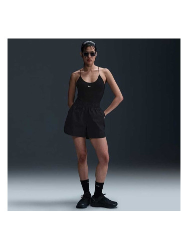 ДАМСКИ КЪСИ ПАНТАЛОНИ NIKE HJ0721-010 NSW CHLL PPLN HR 4IN SHORT ЧЕРНИ