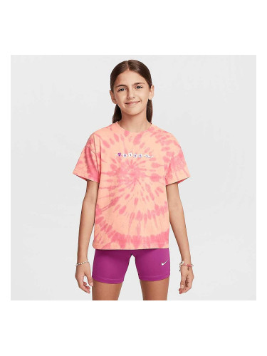 ДЕТСКА ТЕНИСКА ЗА МОМИЧЕ NIKE HQ2348-844 NSW TEE ADAPT TWEEN СВЕТЛООРАНЖЕВА