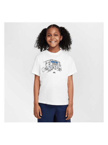 ДЕТСКА ТЕНИСКА ЗА МОМЧЕ NIKE HQ3226-100 SB TEE БЯЛА