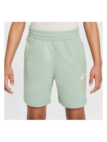 ДЕТСКИ КЪСИ ПАНТАЛОНИ ЗА МОМЧЕ NIKE FZ5512-037 NSW CLUB KNIT SHORT 6IN LBR БЛЕДОЗЕЛЕНИ