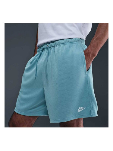 МЪЖКИ КЪСИ ПАНТАЛОНИ NIKE FN3514-464 CLUB FLOW MESH SHORT СВЕТЛОСИНИ