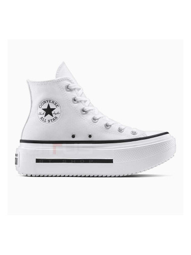 ДАМСКИ КЕЦОВЕ CONVERSE A12976C CHUCK TAYLOR ALL STAR LIFT DOUBLE STACK БЕЛИ