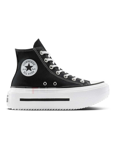 ДАМСКИ КЕЦОВЕ CONVERSE A12975C CHUCK TAYLOR ALL STAR LIFT DOUBLE STACK ЧЕРНИ