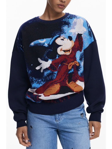 Дамски пуловер с мотив на Мики Маус