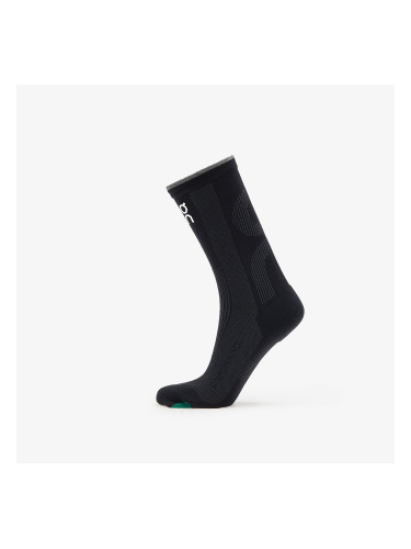 Чорапи On Elite Run Sock High Black/ Magnet L