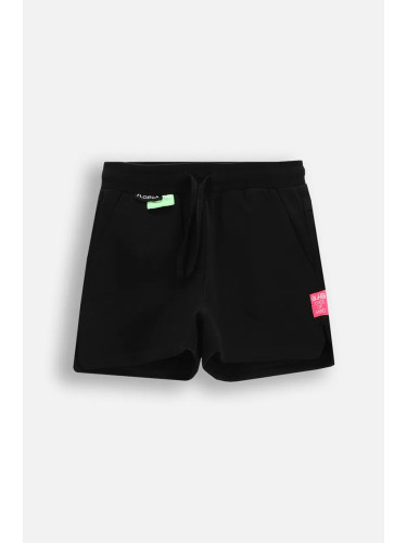 Къс панталон Coccodrillo в черно с регулируема талия INSIDE OCEAN GIRL JUNIOR