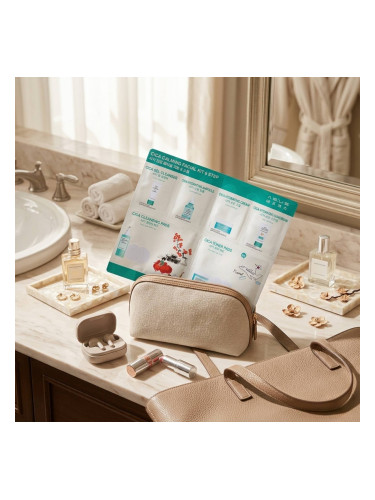 CICA Сет за пътуване - Грижа за лице в 6 стъпки Travel Size ASUS CICA CALMING FACIAL KIT 6 STEP