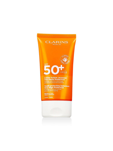 Clarins Sun Care Youth-Protecting Body Sunscreen SPF50+ Слънцезащитна козметика за тяло 150 ml