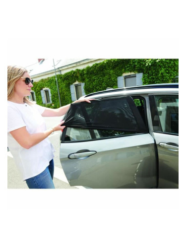 Чадър за слънце Tineo Черен Регулируем 2 броя