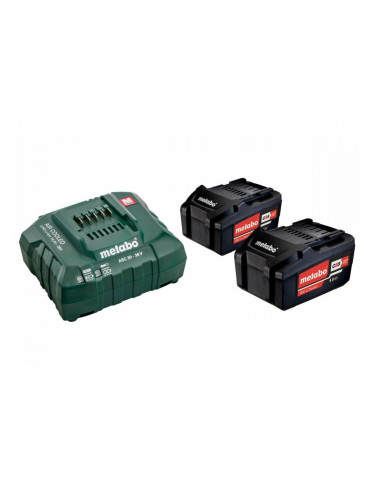 Charger and rechargeable battery set Metabo 685051000 5,2 Ah